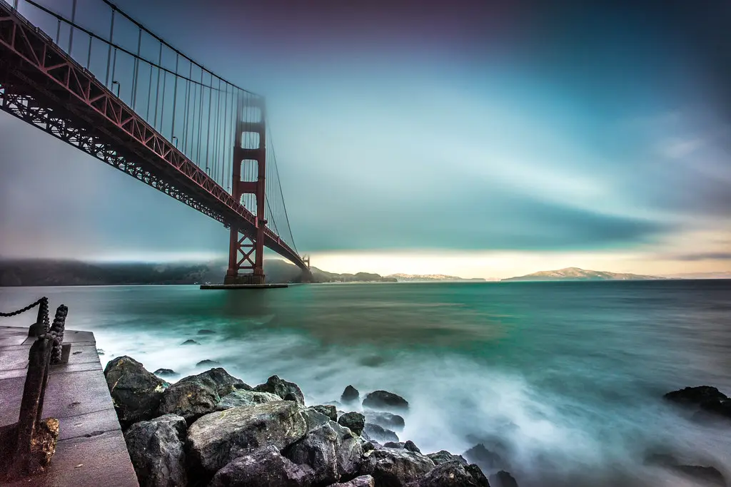 Golden Gate Bridge in San Francisco, California